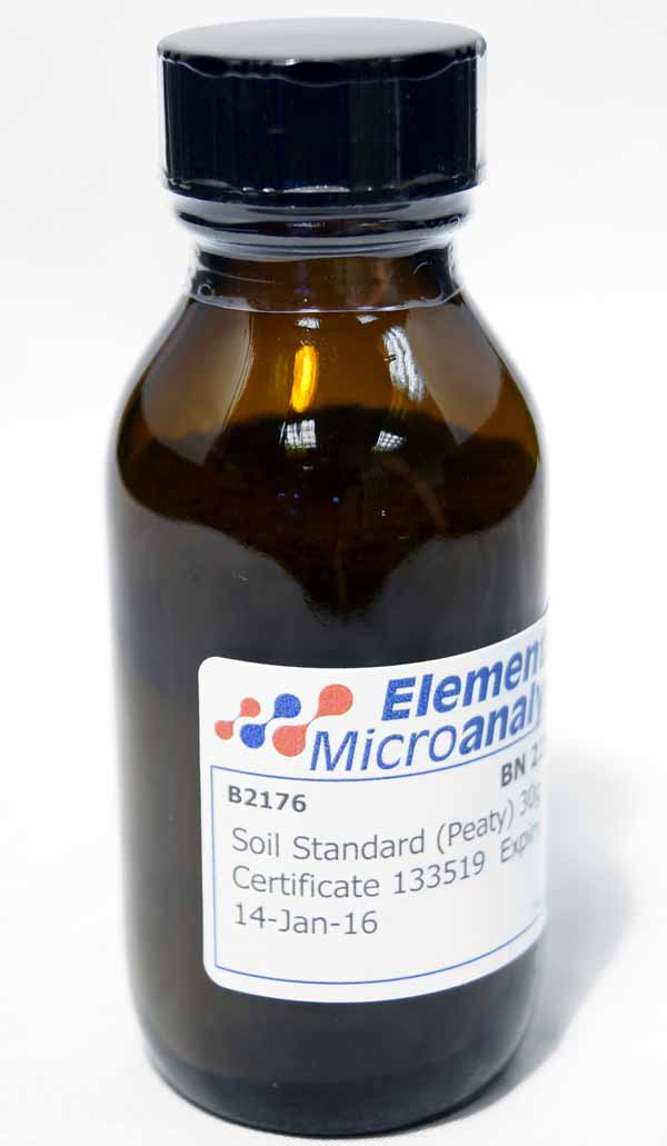 Soil Standard (Peaty) 30g See Certificate 379768  Expiry 05-August-24